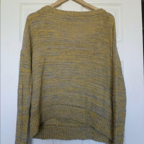 Free People wide neck off-shoulder slouchy sweater - Picture 3 of 4